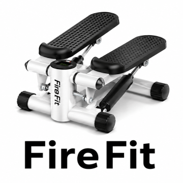 FireFit Ignite Mini Stepper for Home Workout | Compact Cardio Fitness Machine | Leg & Core Trainer | Non-Slip Pedals | Portable Exercise Equipment
