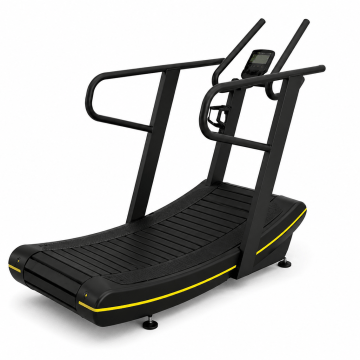 FireFit CurveX Manual Treadmill | Non-Motorized Curved Running Machine | Commercial Cardio Trainer | Gym & Home Fitness Equipment