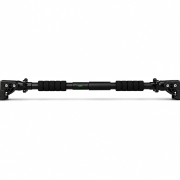 FireFit PowerGrip Pull-Up Bar | Adjustable Doorway Chin-Up Bar | Heavy Duty Home Gym Equipment | Non-Slip Foam Handles | No Drill Installation